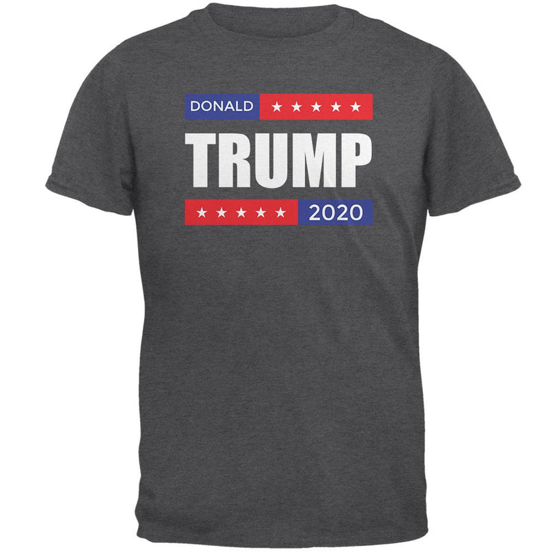 Election 2020 Stacked Donald Trump Mens T Shirt Men's T-Shirts Old Glory SM Dark Heather 