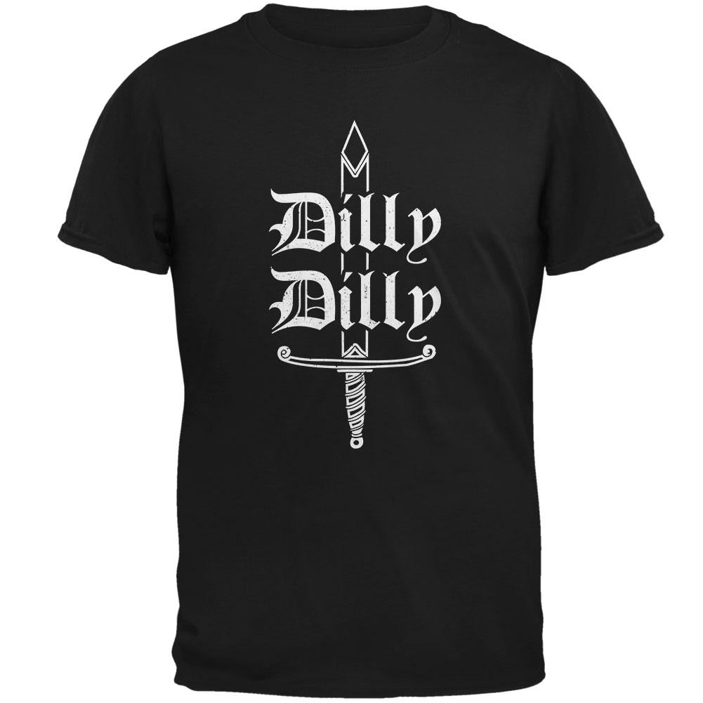 Dilly Dilly Sword Olde English Mens T Shirt Men's T-Shirts Old Glory 2XL Black 