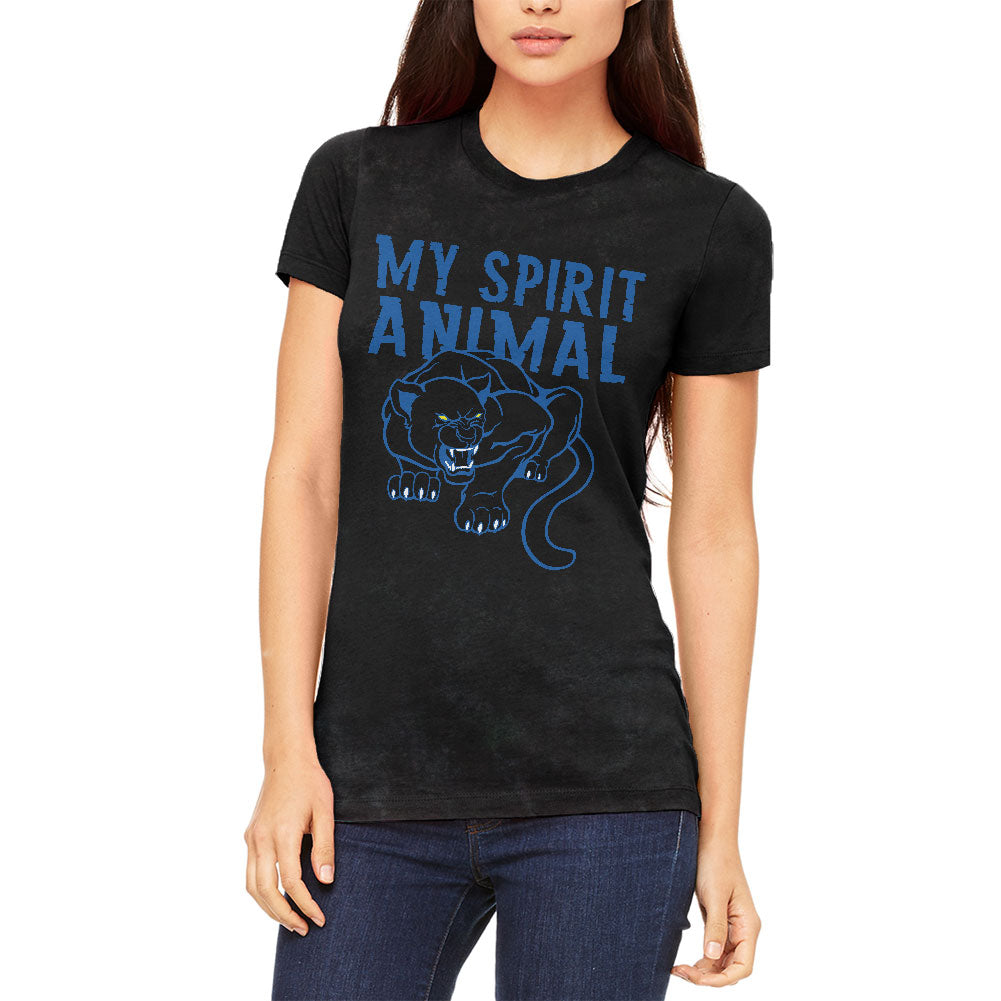 My Spirit Animal Black Panther Juniors Soft T Shirt Juniors T-Shirts Old Glory 2XL Charcoal Black 