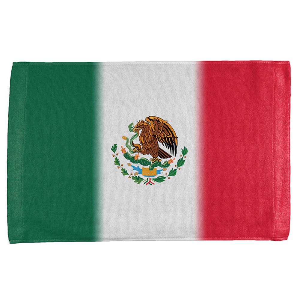 Cinco De Mayo Mexican Flag All Over Hand Towel Hand Towel Old Glory OS Multi 