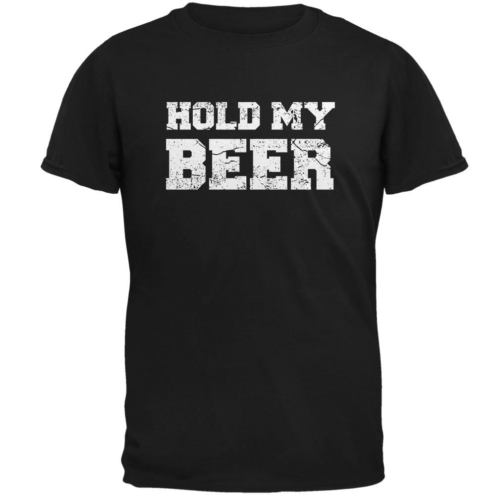 Hold my Beer Mens T Shirt Men's T-Shirts Old Glory 2XL Black 