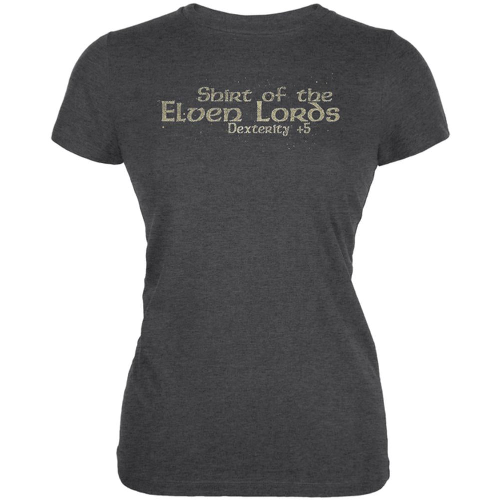 Gaming Shirt of Elven Lords Dexterity Juniors Soft T Shirt Juniors T-Shirts Old Glory 2XL Deep Heather 