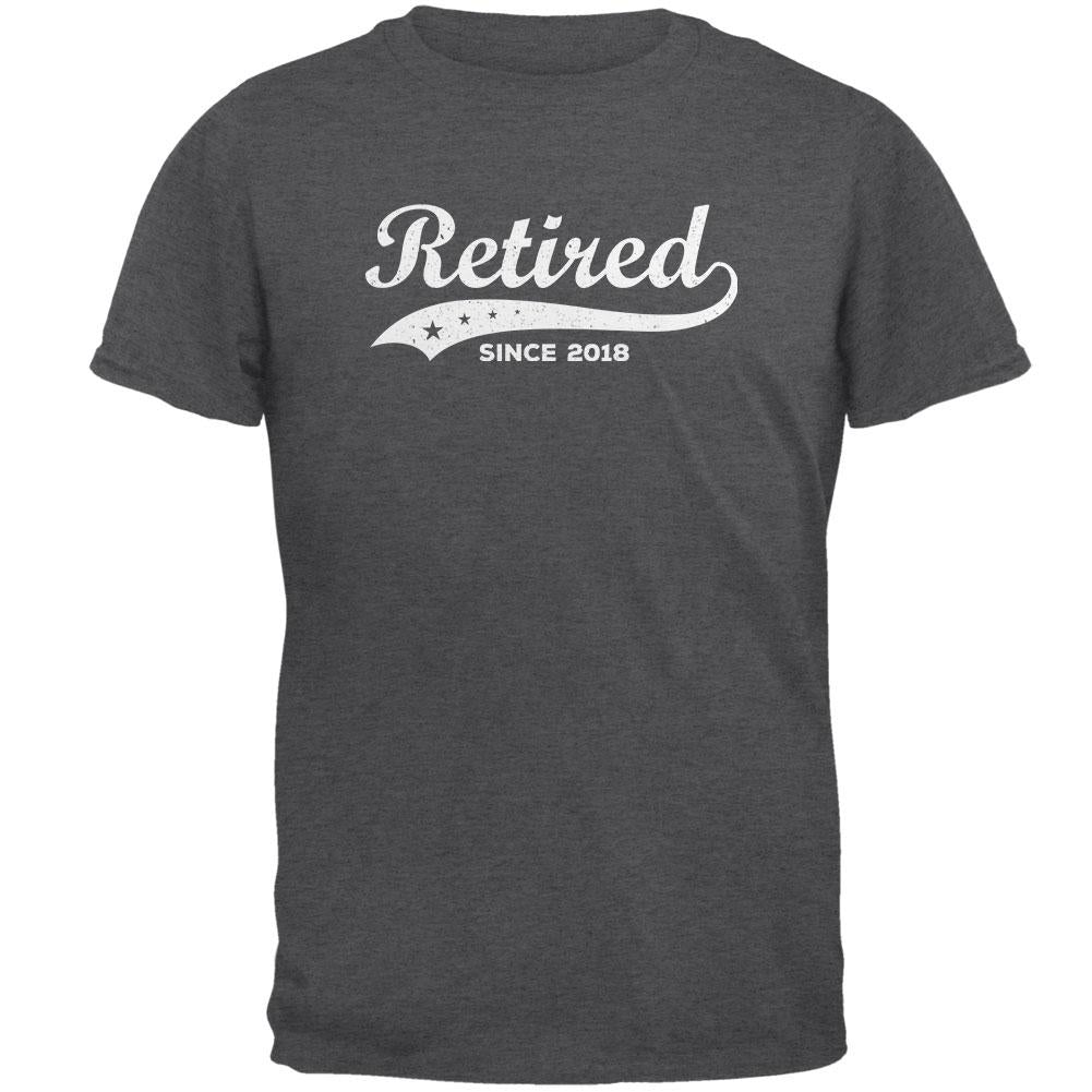 Retired Swoosh Stars Year 2018 Mens T Shirt Men's T-Shirts Old Glory 2XL Dark Heather 