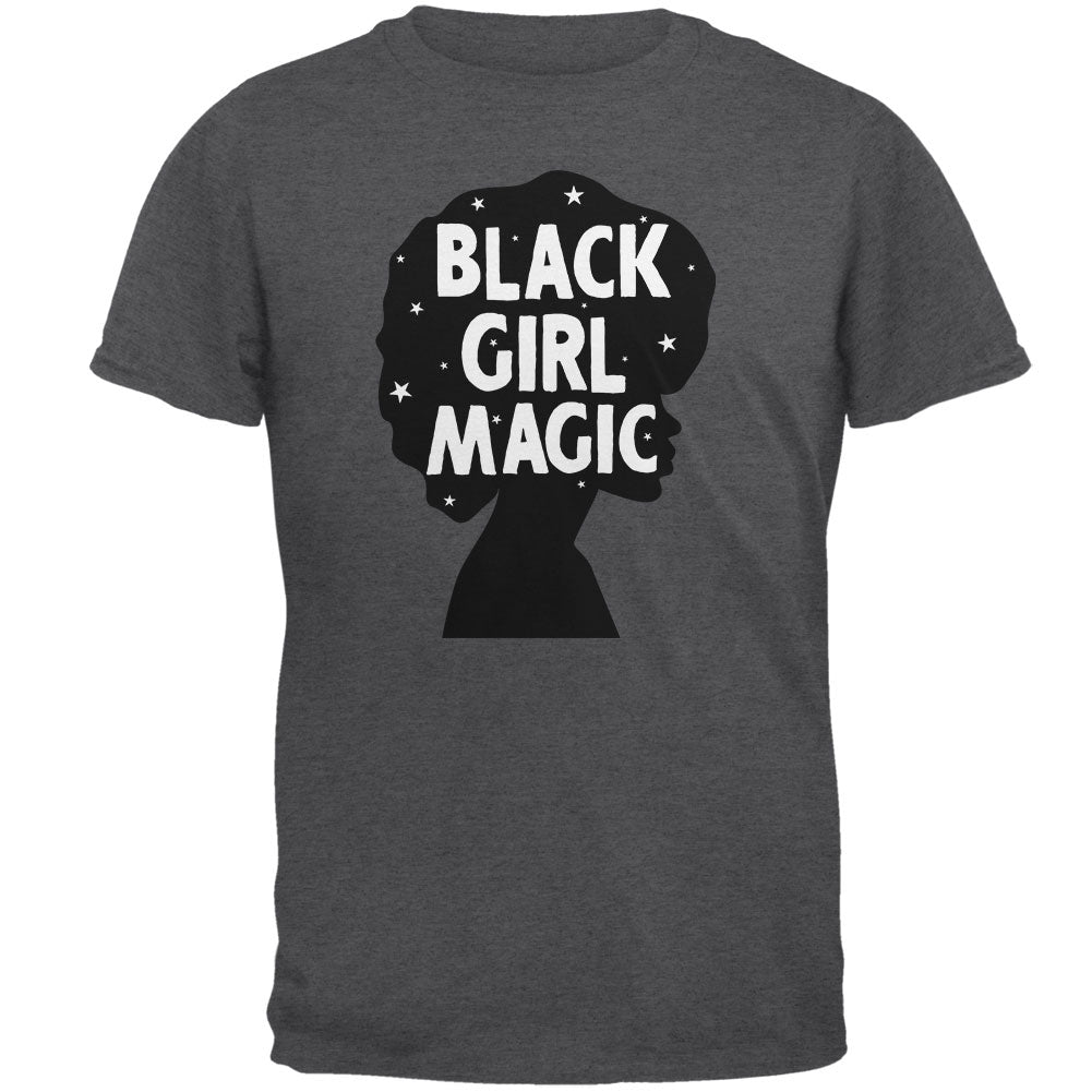 Black History Month Black Girl Magic Afro Mens T Shirt Men's T-Shirts Old Glory 3XL Dark Heather 