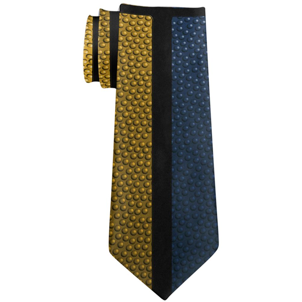 Championship Basketball Navy & Gold All Over Neck Tie Men's Neck Ties Old Glory   