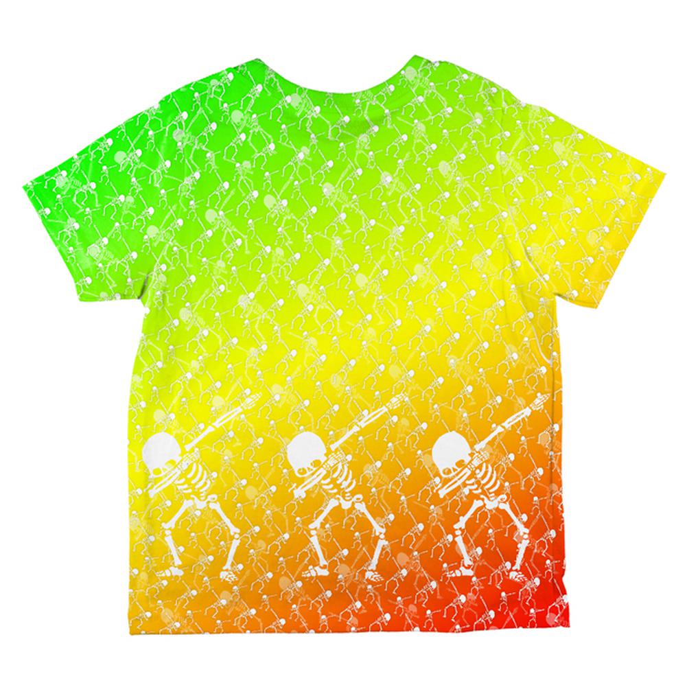 Cinco De Mayo Dancing Dabbing Skeletons All Over Toddler T Shirt Toddler T-Shirts Old Glory   