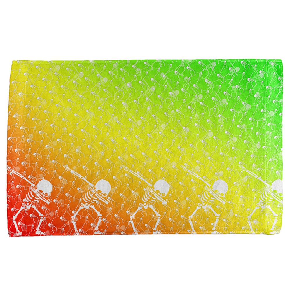 Cinco De Mayo Dancing Dabbing Skeletons All Over Hand Towel Hand Towel Old Glory OS Multi 