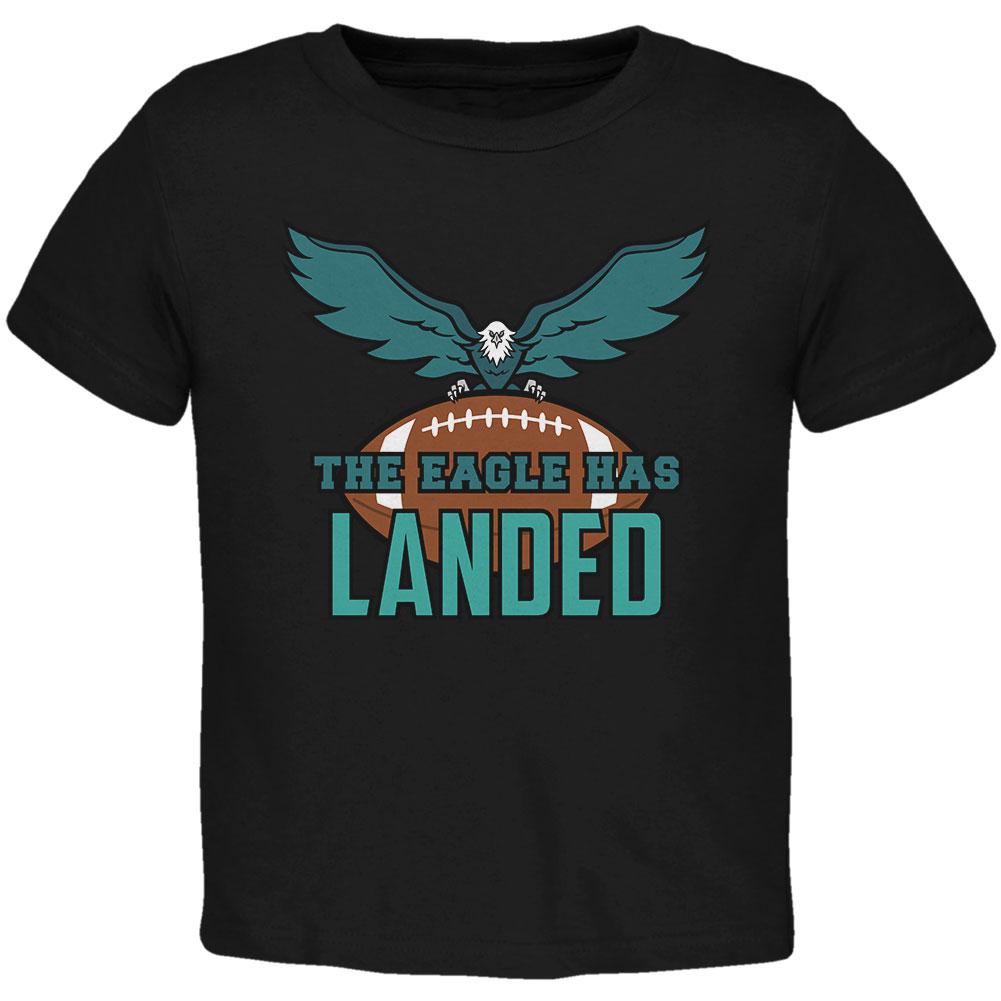 The Eagle Has Landed Football Toddler T Shirt Toddler T-Shirts Old Glory 2T Black 