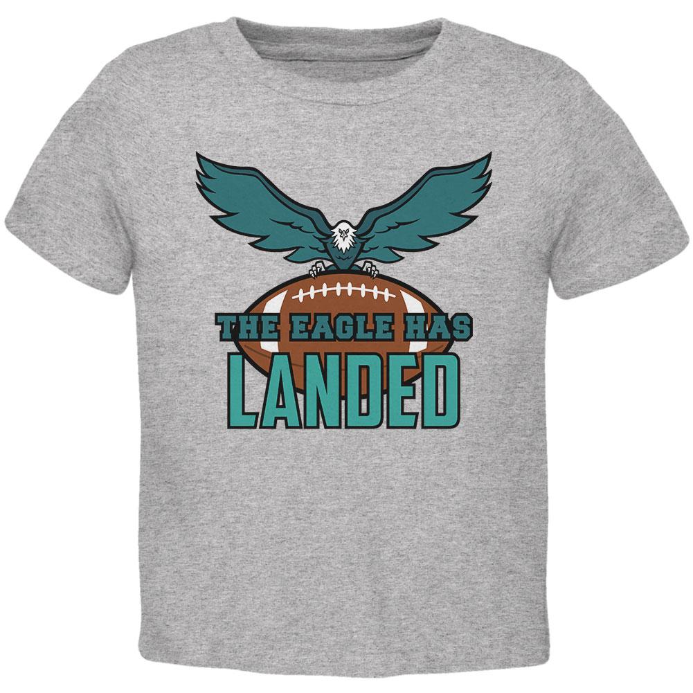 The Eagle Has Landed Football Toddler T Shirt Toddler T-Shirts Old Glory 2T Heather 