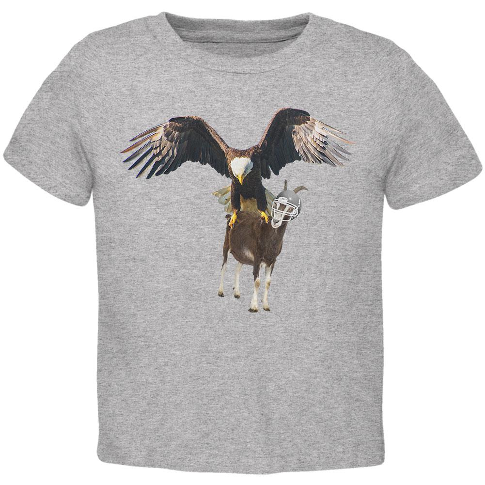 The Eagle Stops The Goat Toddler T Shirt Toddler T-Shirts Old Glory 2T Heather 