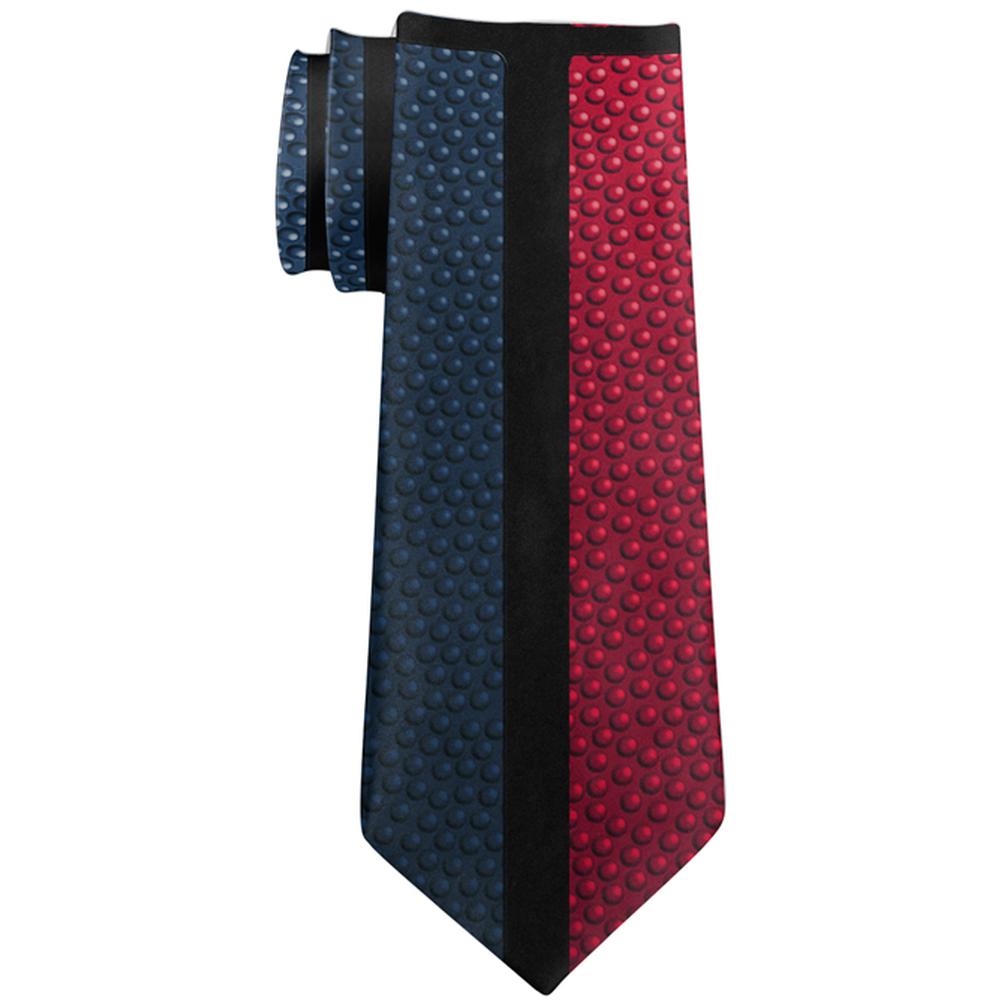 Championship Basketball Red & Navy Blue All Over Neck Tie Men's Neck Ties Old Glory   