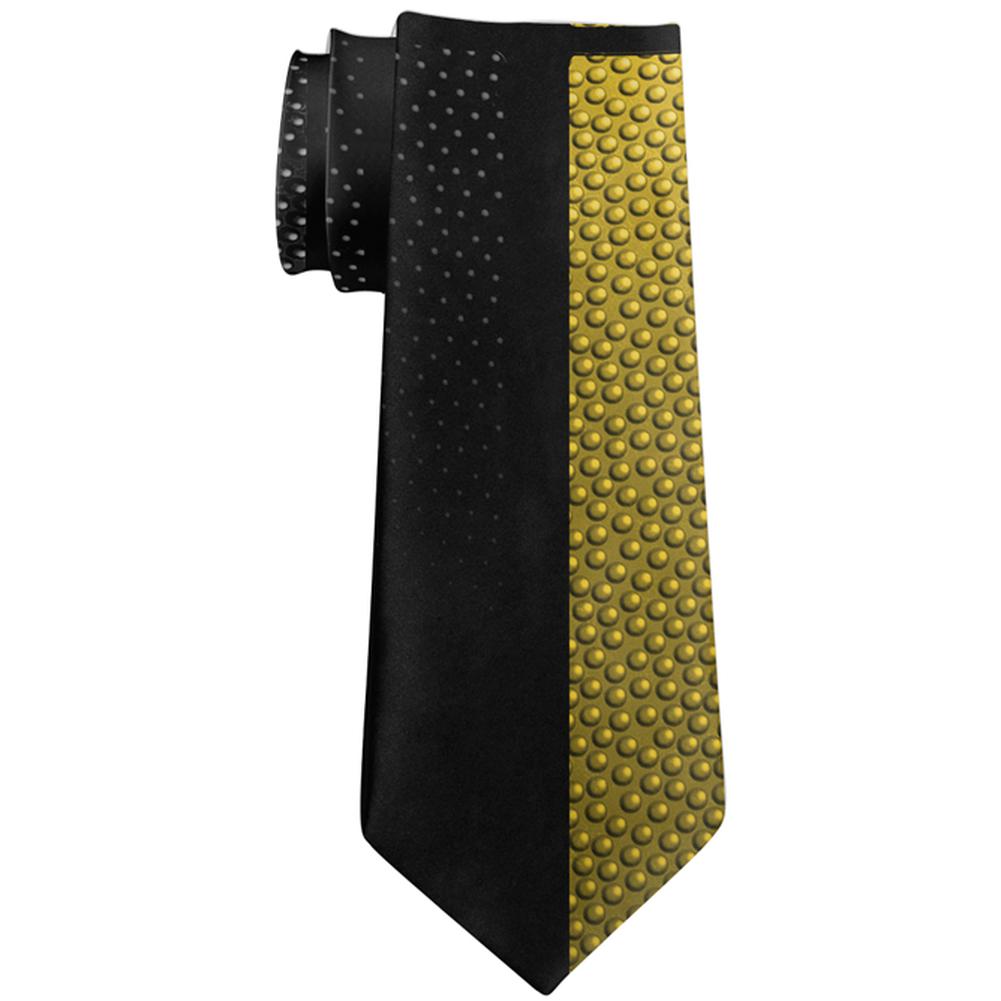 Championship Basketball Yellow & Black All Over Neck Tie Men's Neck Ties Old Glory   