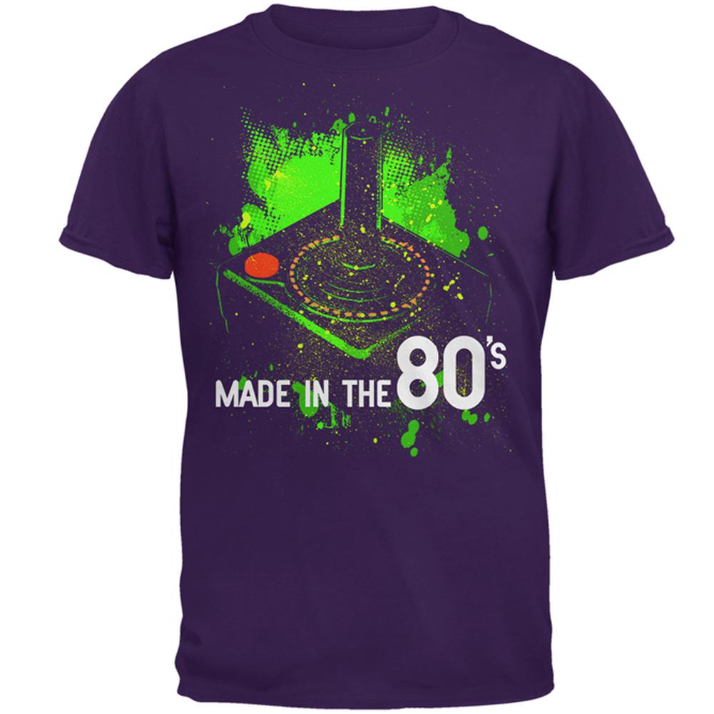 Original Gamer Made in the 80's Mens T Shirt Men's T-Shirts Old Glory 2XL Purple 