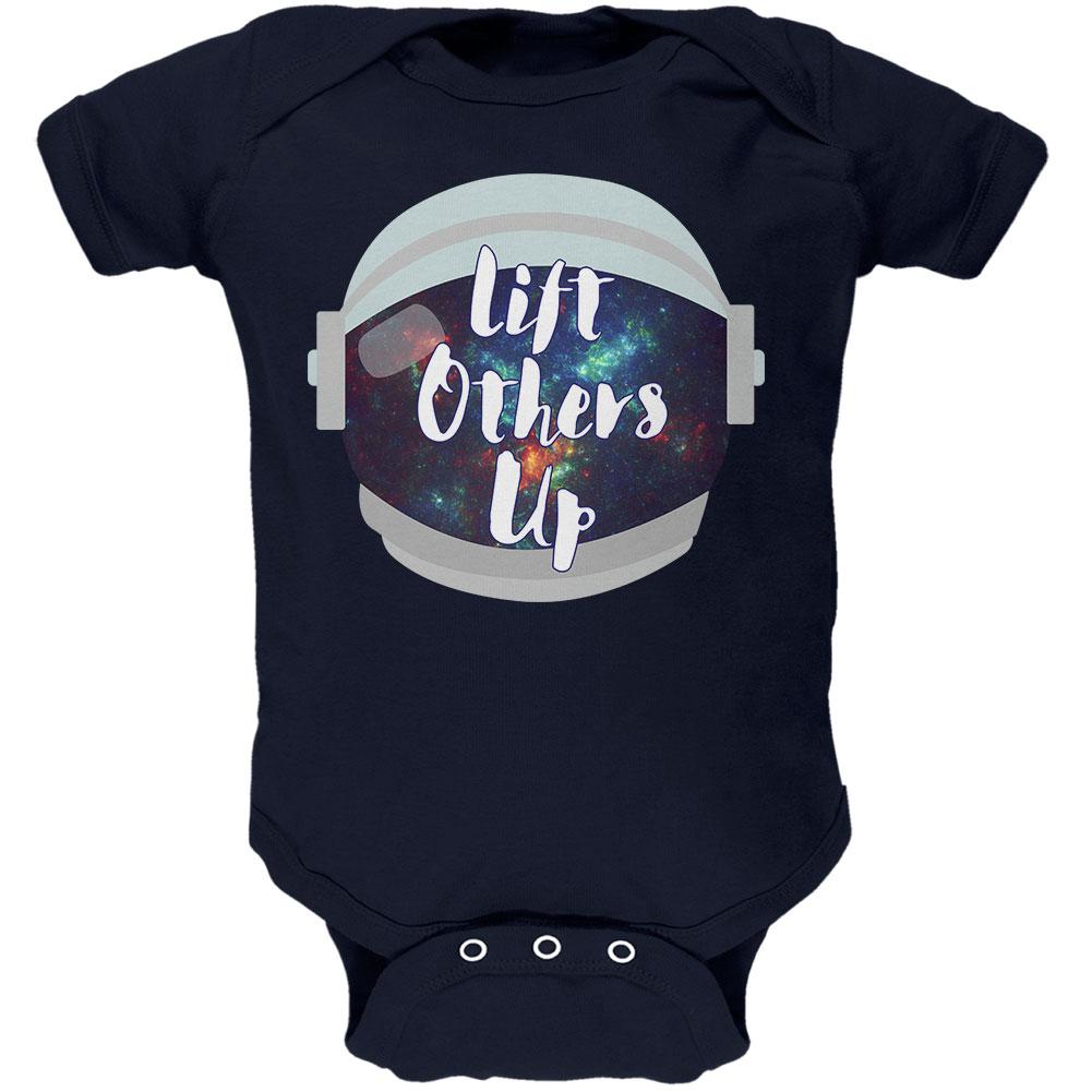 Anti-Bullying Astronaut Space Lift Others Up Soft Baby One Piece Baby One Piece Old Glory 0-3M Navy 