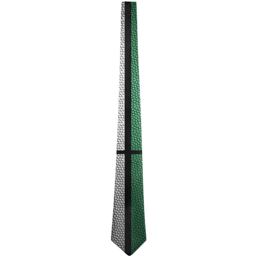 Championship Basketball Irish Green and White All Over Neck Tie Ties Old Glory OS Multi 