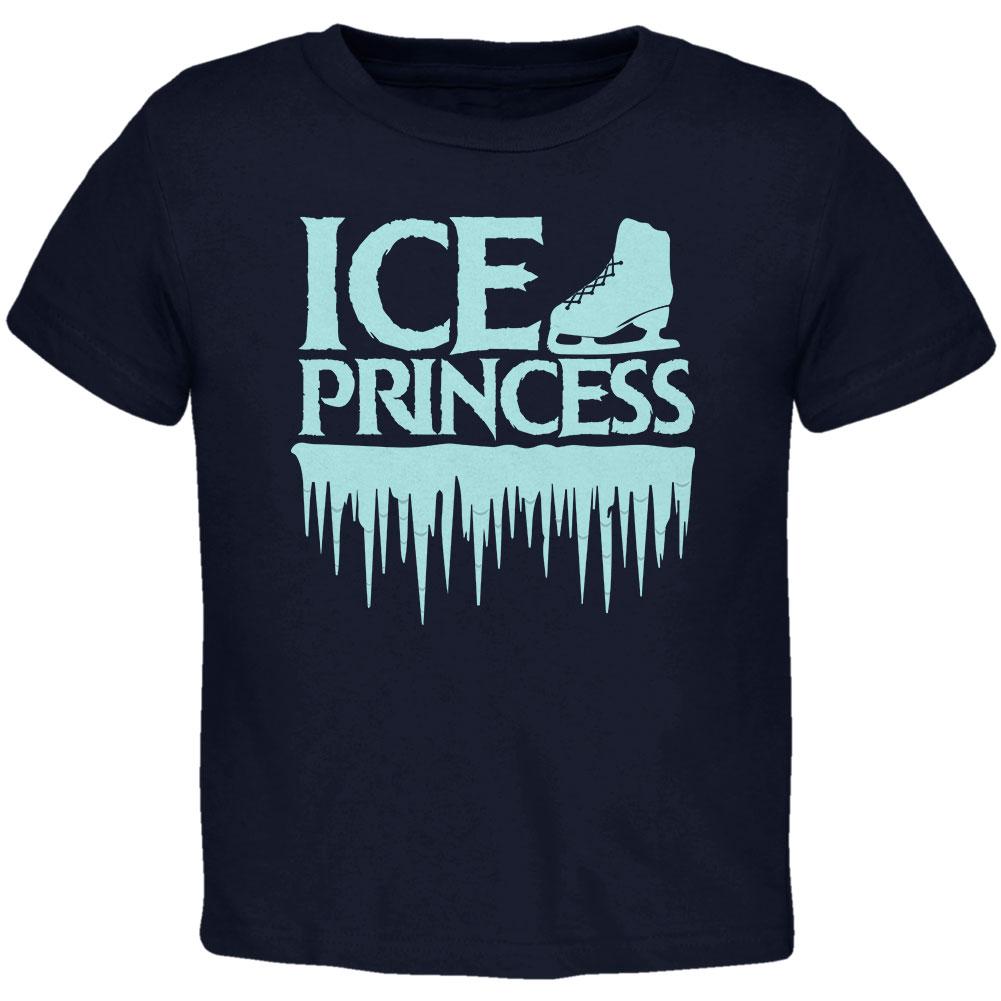 Ice Princess Figure Skating Toddler T Shirt Toddler T-Shirts Old Glory 2T Navy 