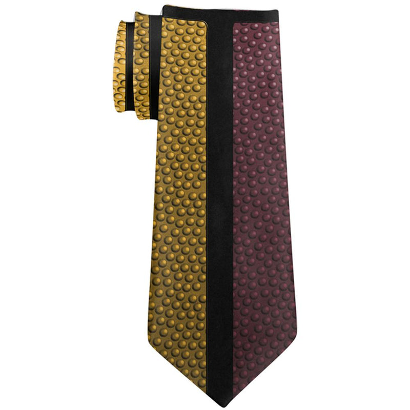 Championship Basketball Maroon and Gold All Over Neck Tie Men's Neck Ties Old Glory   