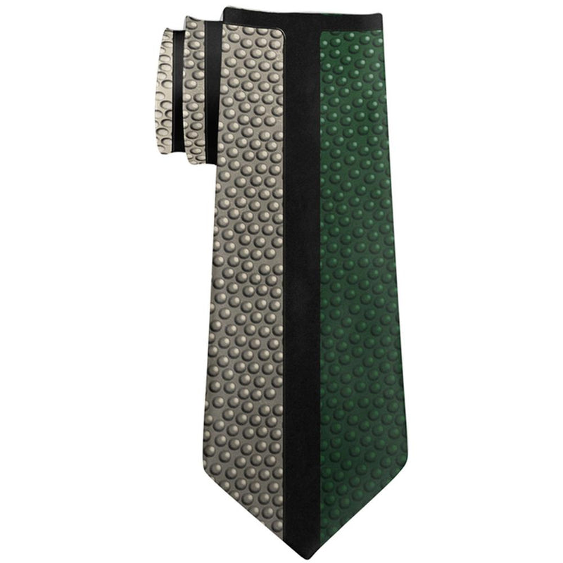 Championship Basketball Forest Green and Cream All Over Neck Tie Men's Neck Ties Old Glory   