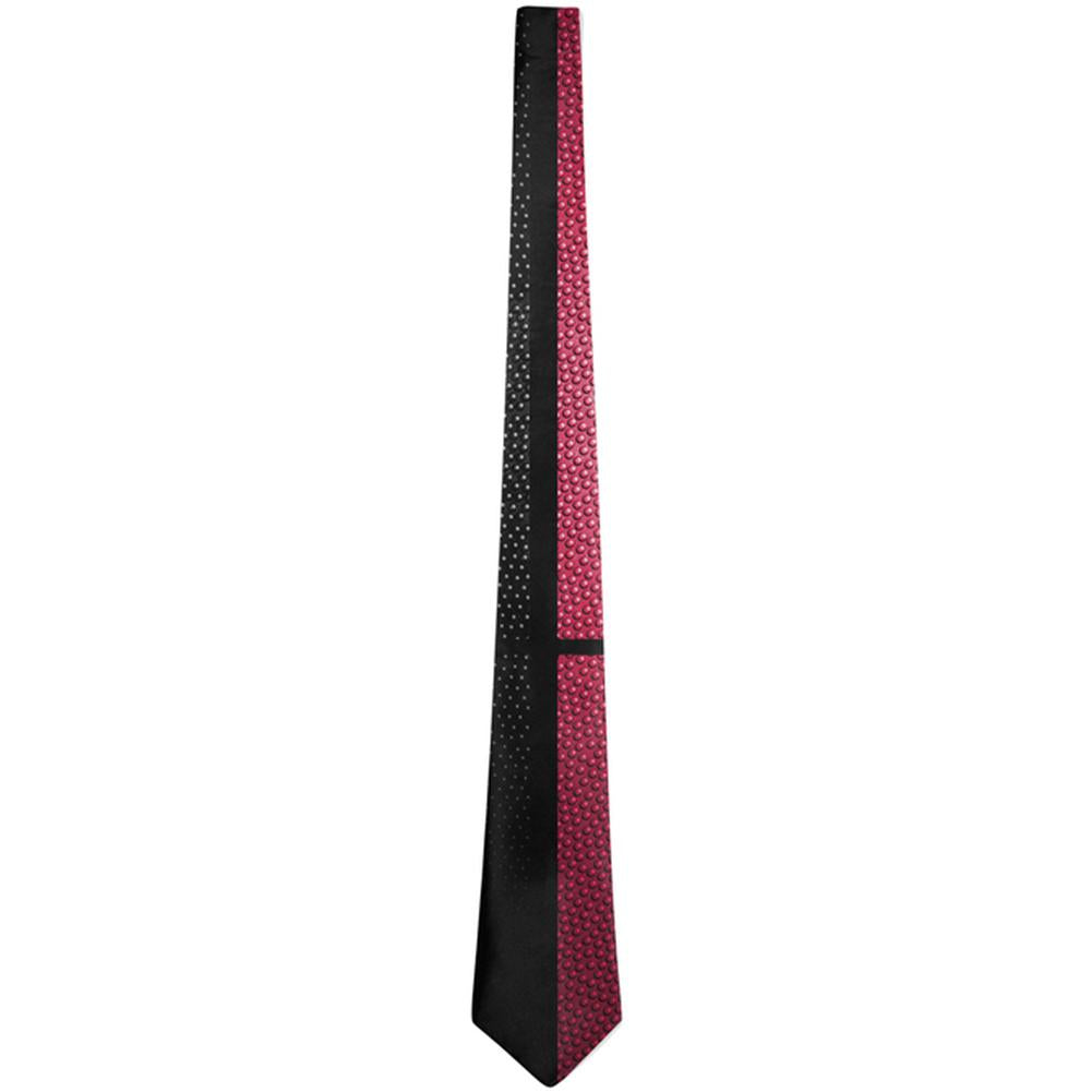 Championship Basketball Red and Black All Over Neck Tie Ties Old Glory OS Multi 