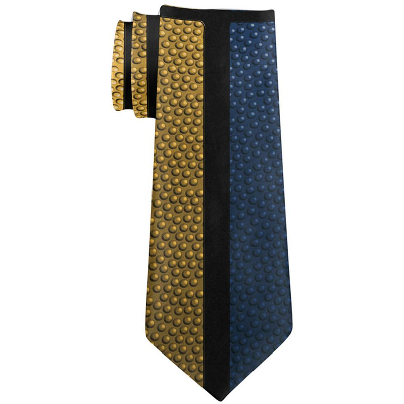 Championship Basketball Blue and Yellow All Over Neck Tie Men's Neck Ties Old Glory   