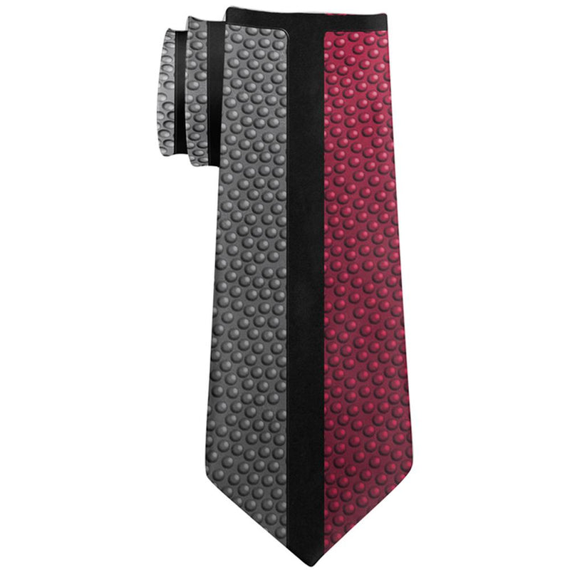 Championship Basketball Red and Silver All Over Neck Tie Ties global   