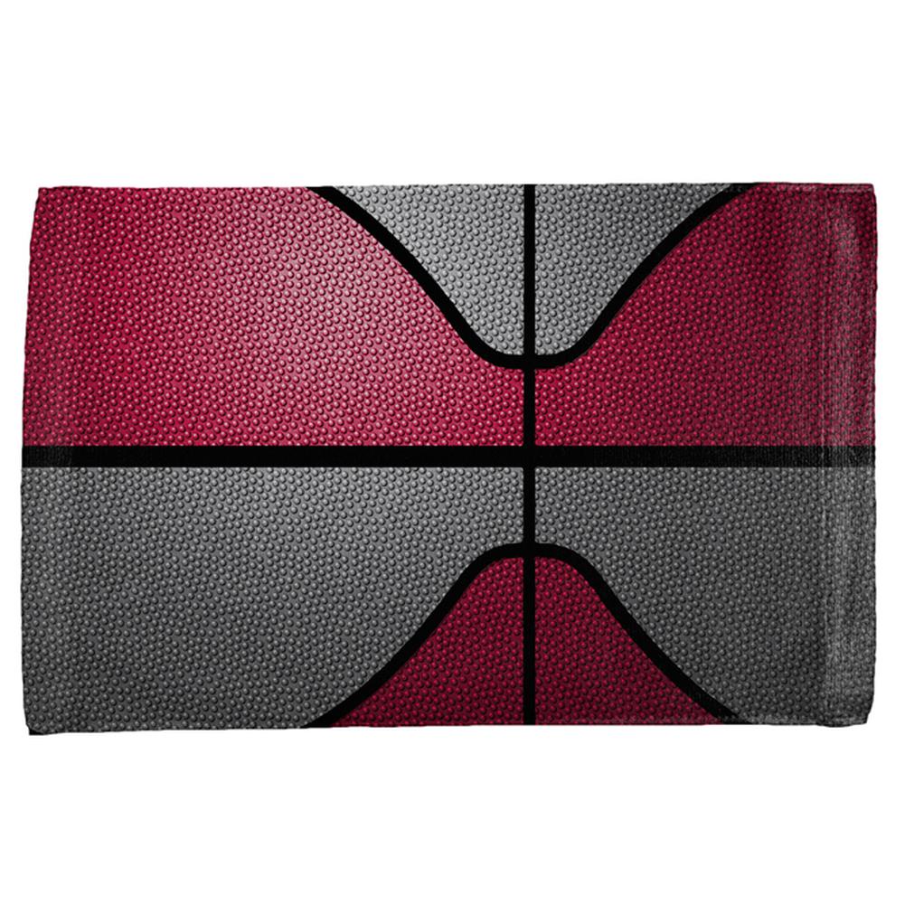 Championship Basketball Red and Silver All Over Sport Towel Sports Towels global   