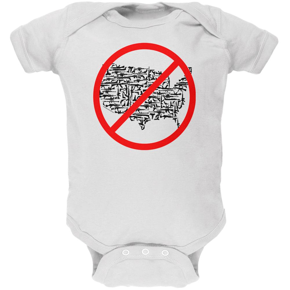 Gun Control in America Soft Baby One Piece Baby One Piece Old Glory 0-3M White 