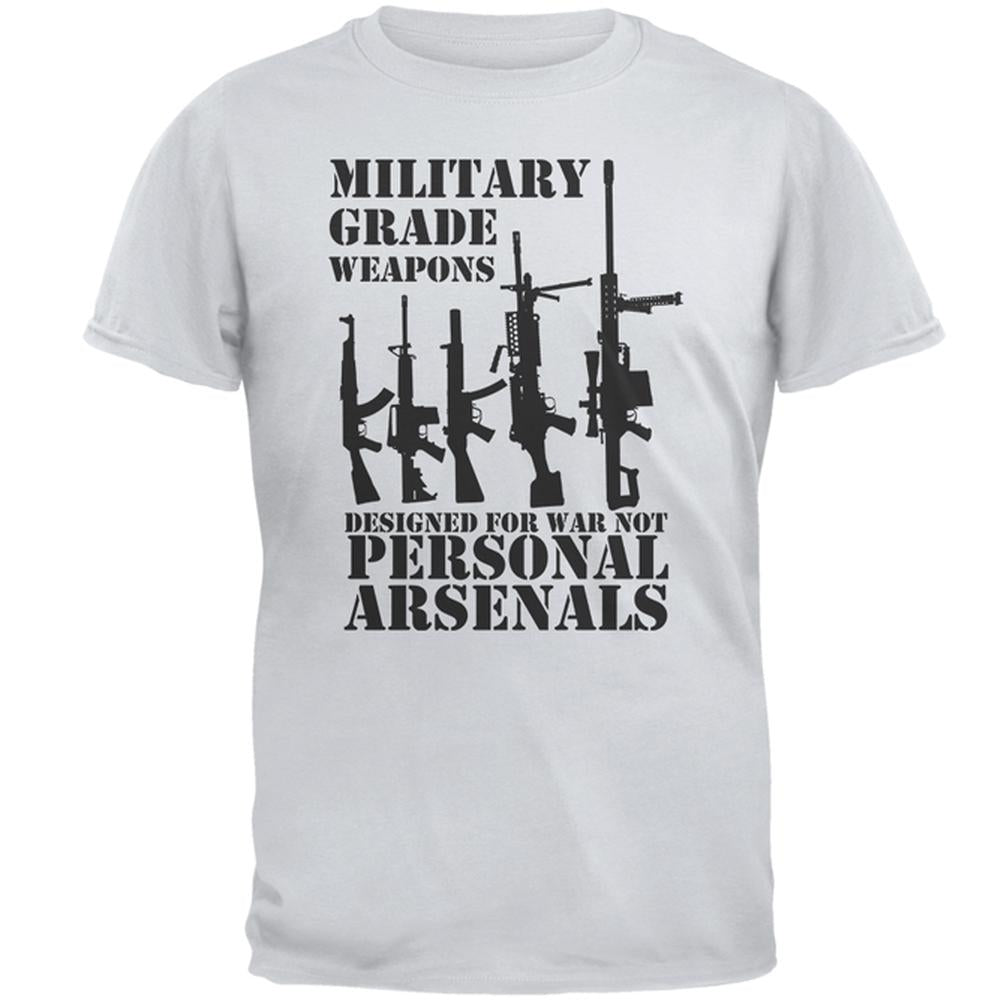 Military Grade Not Personal Arsenals Mens T Shirt Men's T-Shirts Old Glory 2XL Ice Grey 