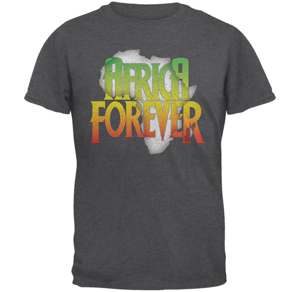 Africa Forever Mens T Shirt Men's T-Shirts Old Glory 2XL Dark Heather 