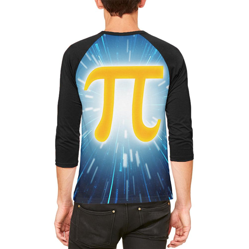 Come to the Math Side We have Pi Mens Raglan T Shirt Men's T-Shirts Old Glory   