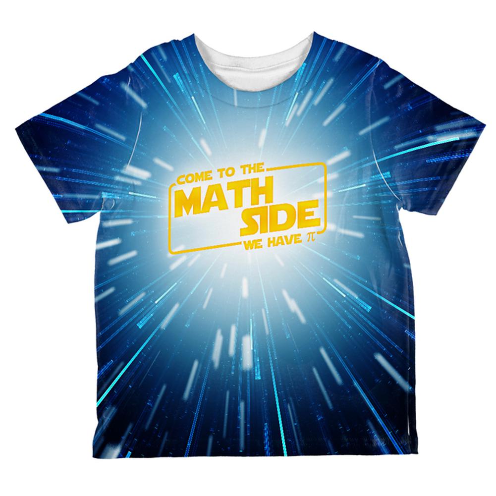 Come to the Math Side We have Pi All Over Toddler T Shirt Toddler T-Shirts Old Glory 2T Multi 