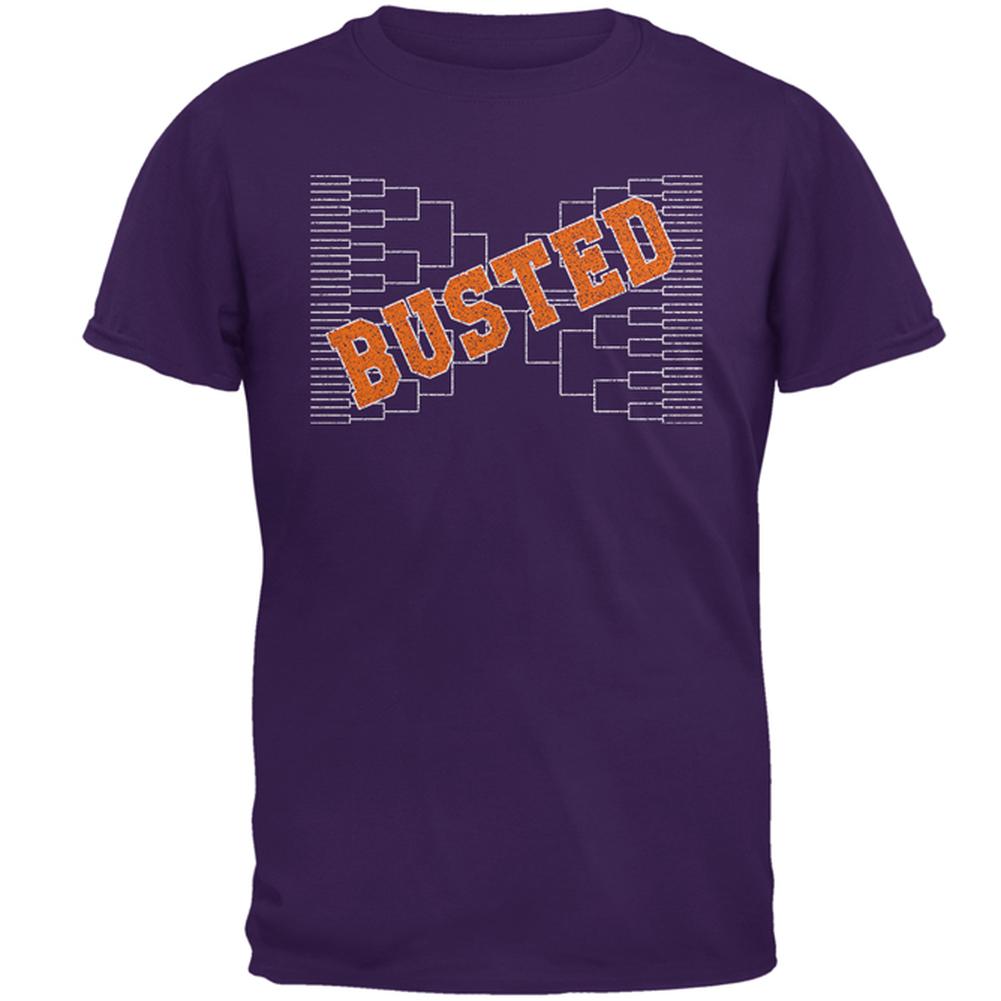 Bracketology BUSTED Mens T Shirt Men's T-Shirts Old Glory 2XL Purple 