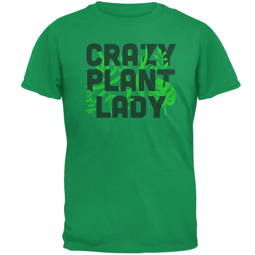 Gardening Crazy Plant Lady Mens T Shirt Men's T-Shirts Old Glory 2XL Irish Green 