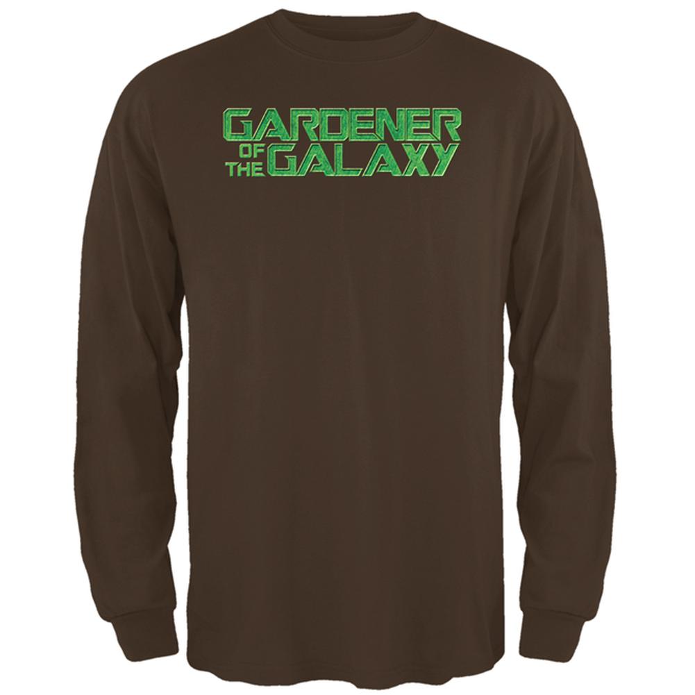 Gardener of the Galaxy Mens Long Sleeve T Shirt Men's Long Sleeves Old Glory 2XL Brown 