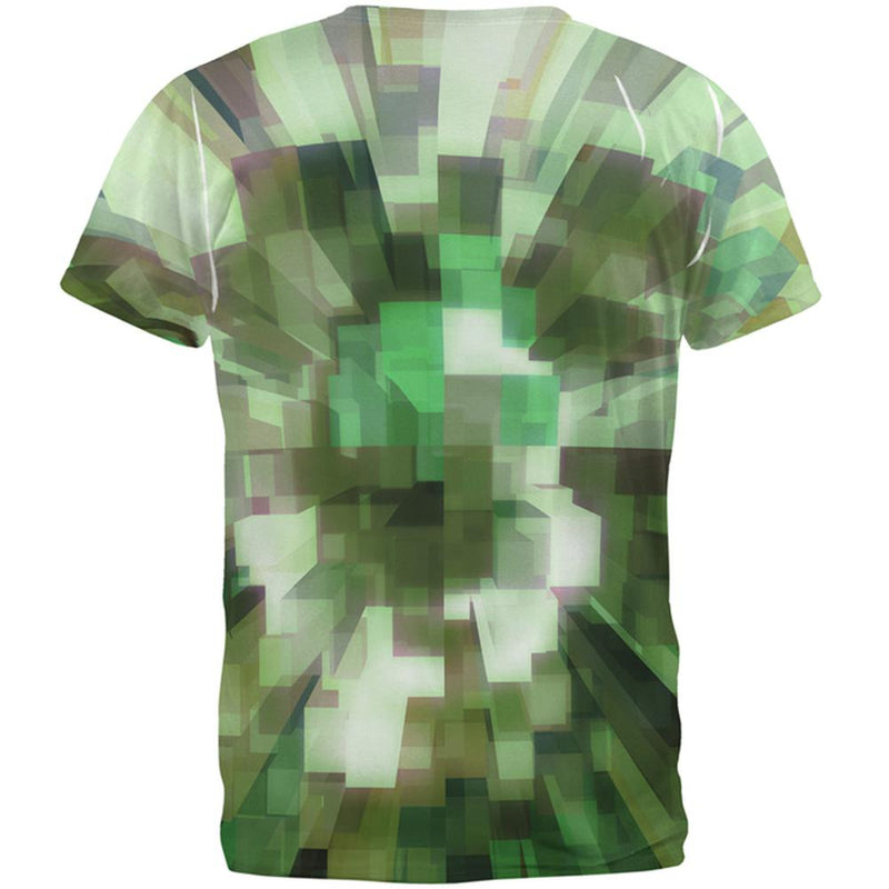 World Game Builder Camo Blocks All Over Mens T Shirt Men's T-Shirts Old Glory   