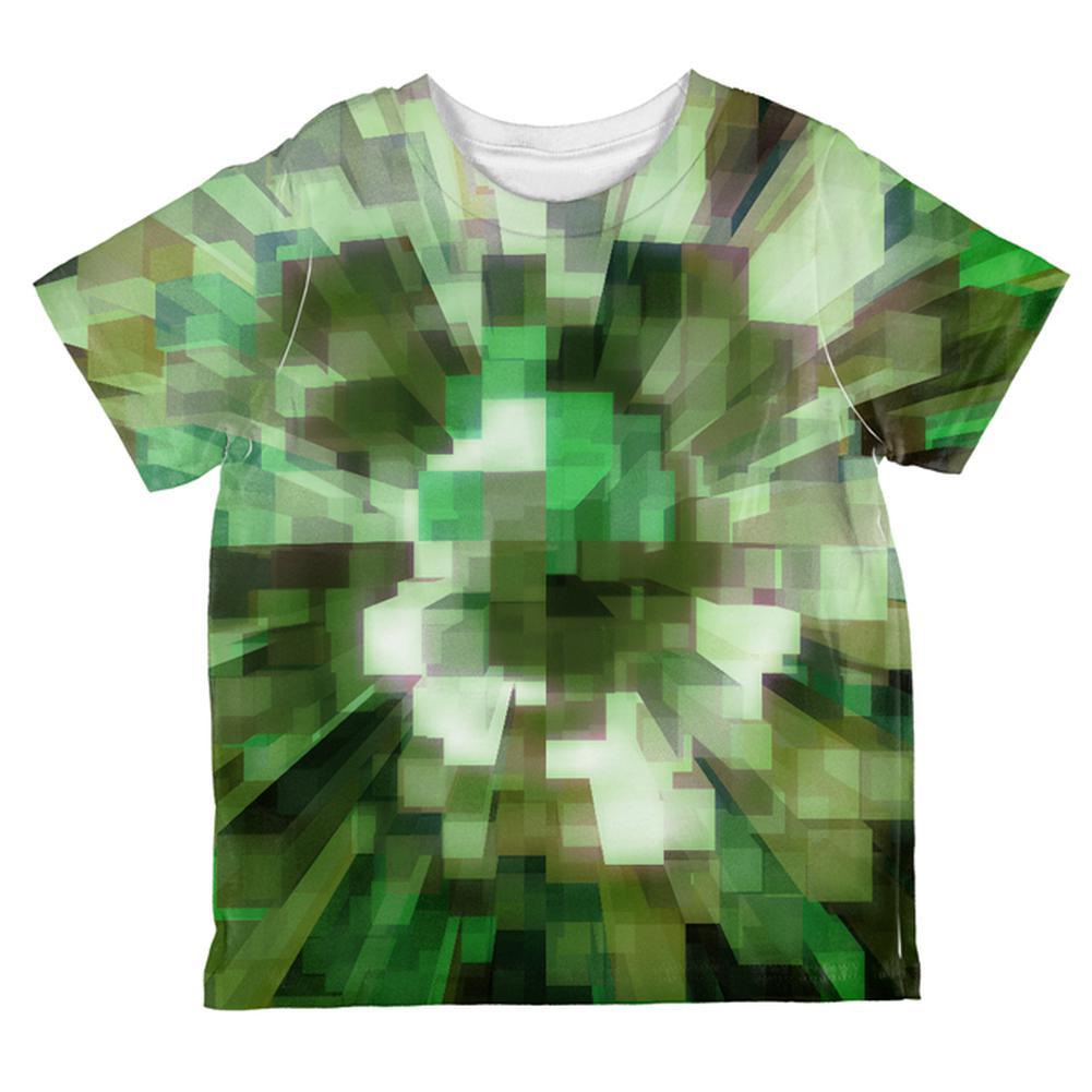 World Game Builder Camo Blocks All Over Toddler T Shirt Toddler T-Shirts Old Glory 2T Multi 