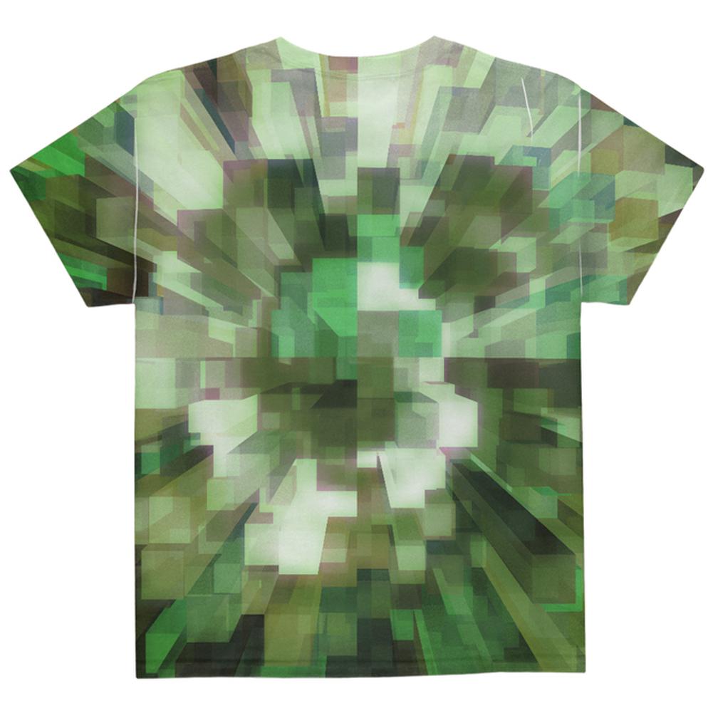 World Game Builder Camo Blocks All Over Youth T Shirt Youth T-Shirts Old Glory   