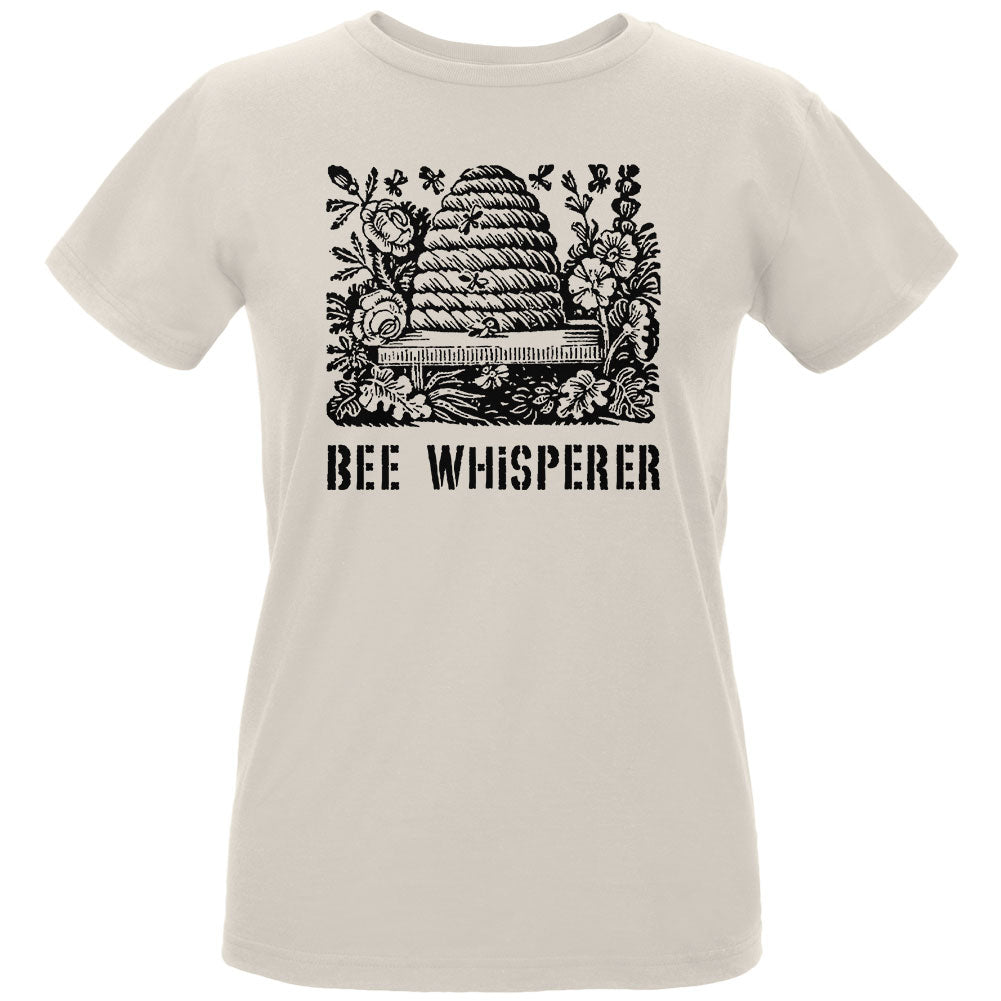 Gardening Beekeeper Bee Whisperer Womens Organic T Shirt Women's T-Shirts Old Glory LG Natural 