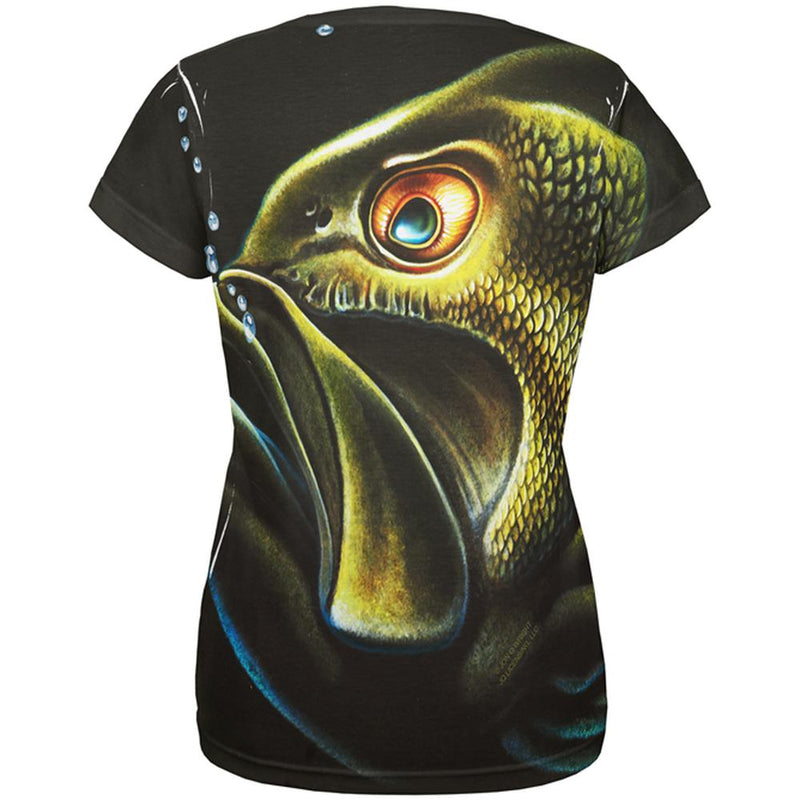 Bass Master All Over Womens T Shirt Women's T-Shirts Old Glory   