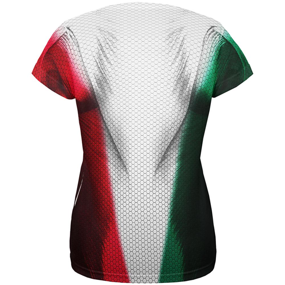 Cinco De Mayo Super Mexicano All Over Womens T Shirt Women's T-Shirts Old Glory   