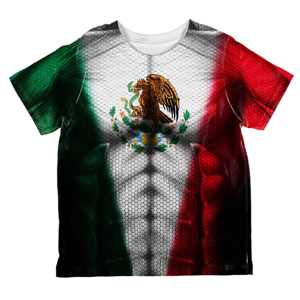 Cinco De Mayo Super Mexicano All Over Toddler T Shirt Toddler T-Shirts Old Glory 2T Multi 