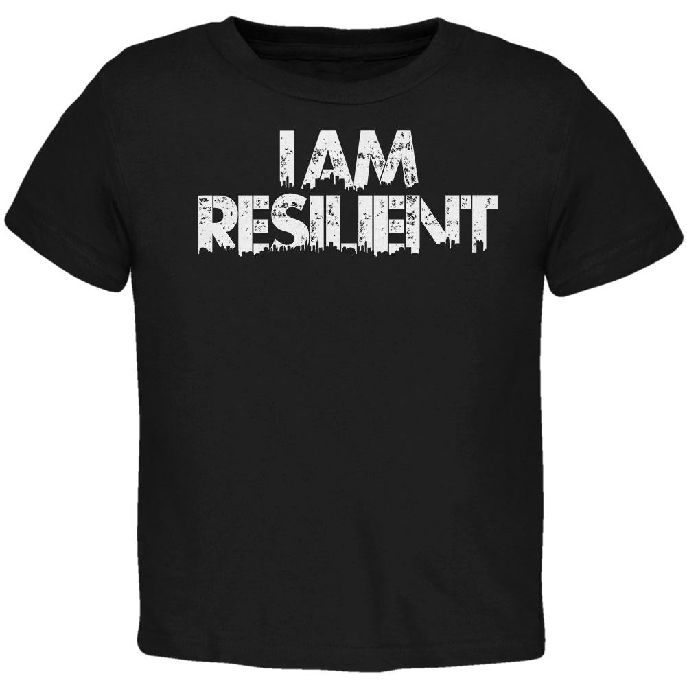 I Am Resilient Toddler T Shirt Toddler T-Shirts Old Glory 2T Black 