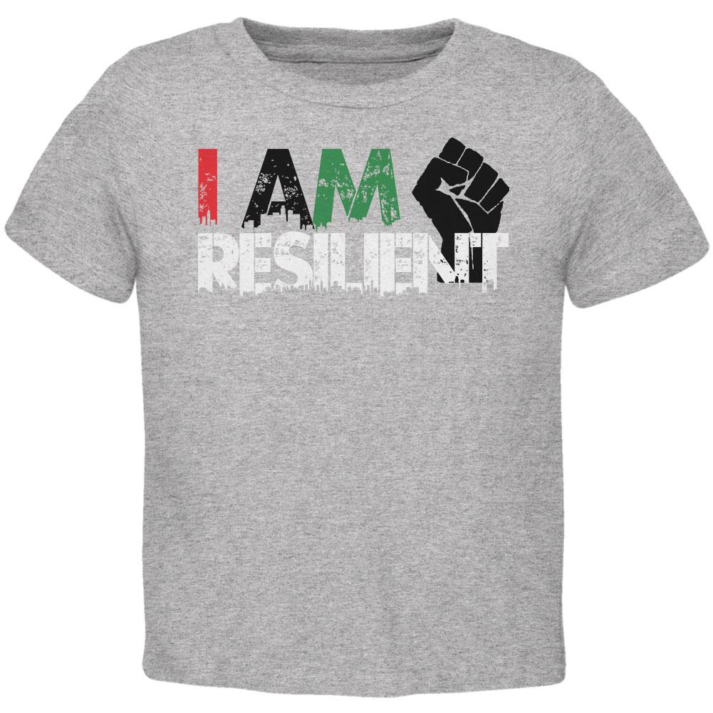 Black History Month Pride I Am Resilient Toddler T Shirt Toddler T-Shirts Old Glory 2T Heather 