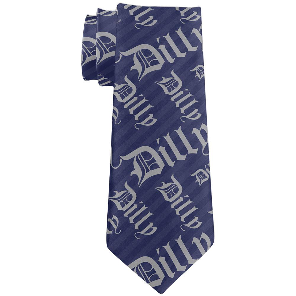 Dilly Dilly Old English Pattern All Over Neck Tie Men's Neck Ties Old Glory OS Multi 