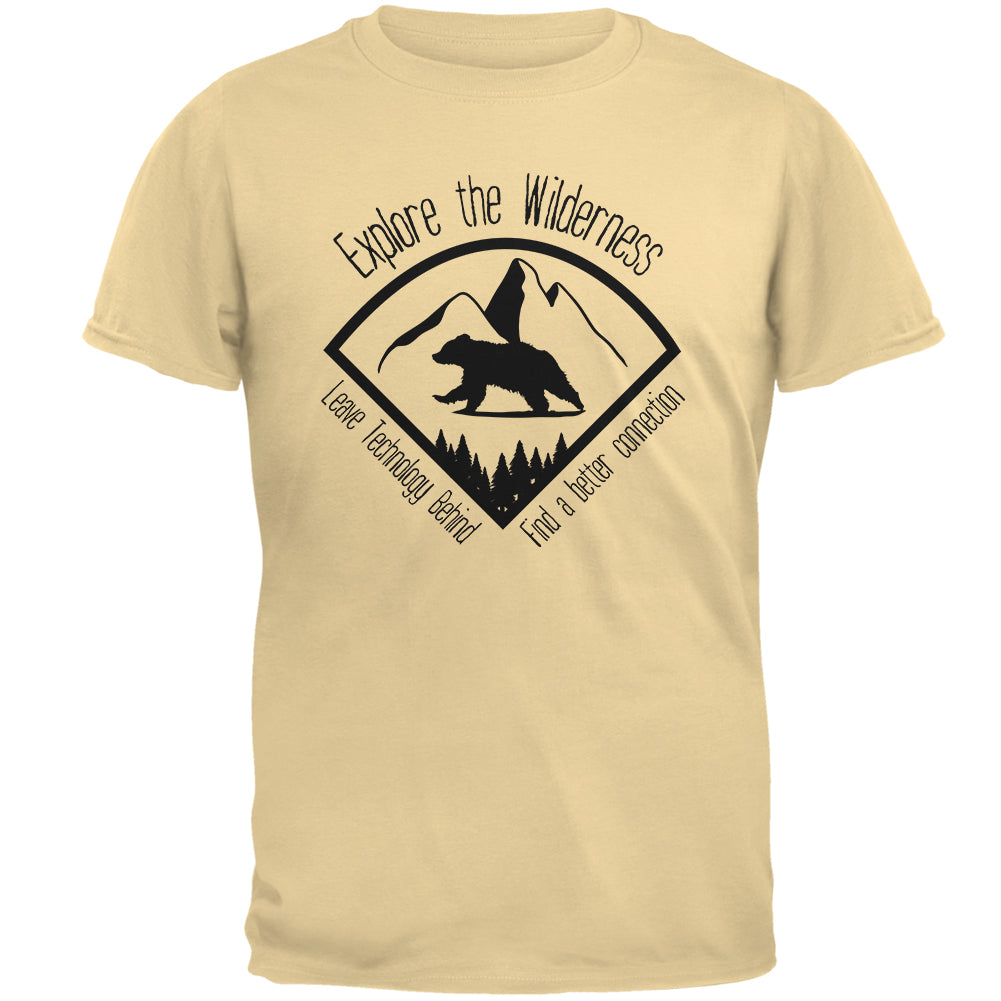 Explore The Wilderness No Wifi Better Connection Mens T Shirt Men's T-Shirts Old Glory