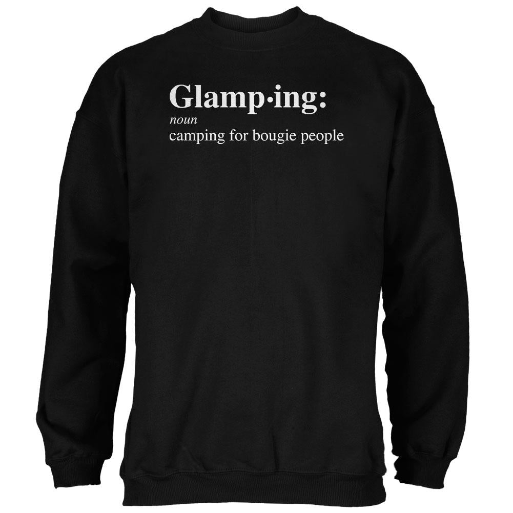 Definition Glamping Boujee Camping Mens Sweatshirt Men's Sweatshirts Old Glory 2XL Black 