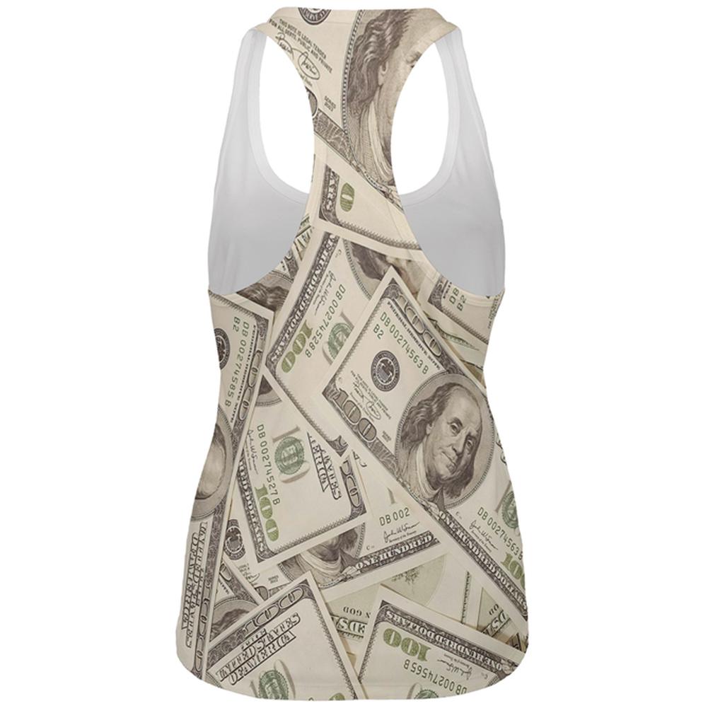 Cash Money All Over Womens Work Out Tank Top Women's Tank Tops Old Glory   