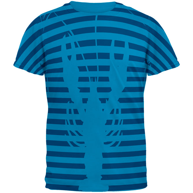 Lobster Navy Nautical Stripes Mens T Shirt Men's T-Shirts Old Glory 2XL Sapphire 