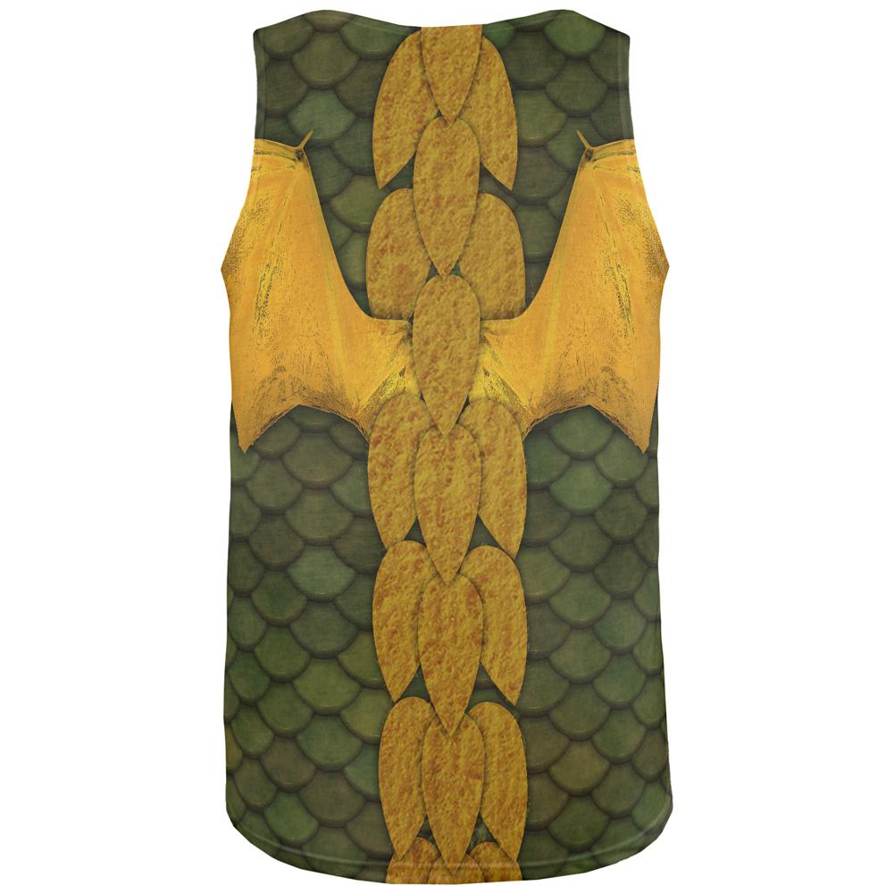 Halloween Green Dragon Costume All Over Mens Tank Top Men's Tank Tops Old Glory   