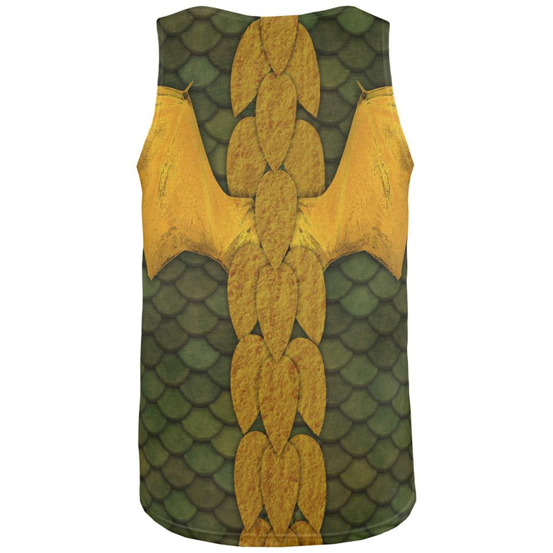 Halloween Green Dragon Costume All Over Mens Tank Top Men's Tank Tops Old Glory   